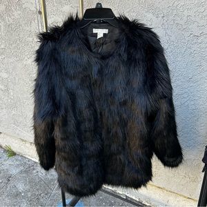 H&M Black Fur Jacket